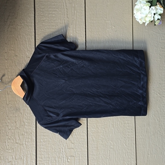 NIKE GOLF Ladies Dri-FIT Pebble Texture Sport Shirt NEW NWT BLACK MFeatures High - Picture 10 of 10